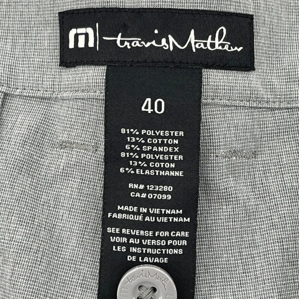 Travis Mathew Golf Shorts Heather Gray Lightweight Size‎ 40